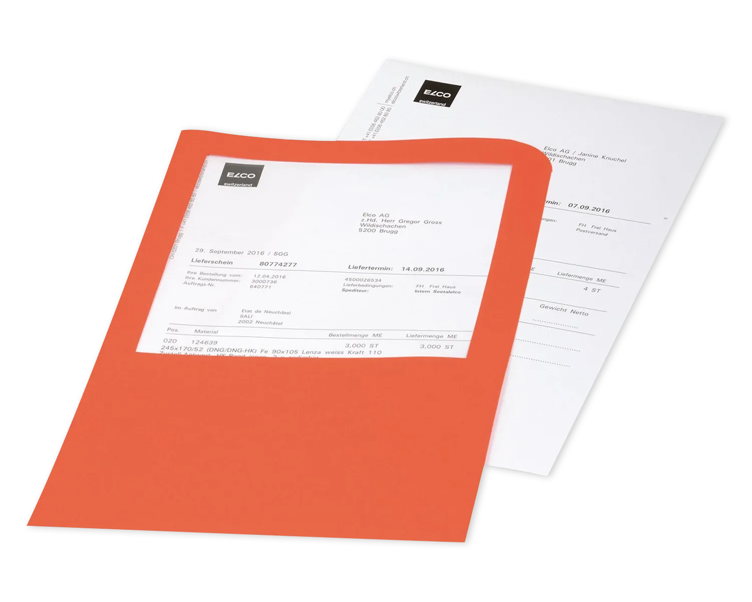 Organisationsmappe, ELCO Ordo Transport, 220 x 310 mm, 120g/m2, blau