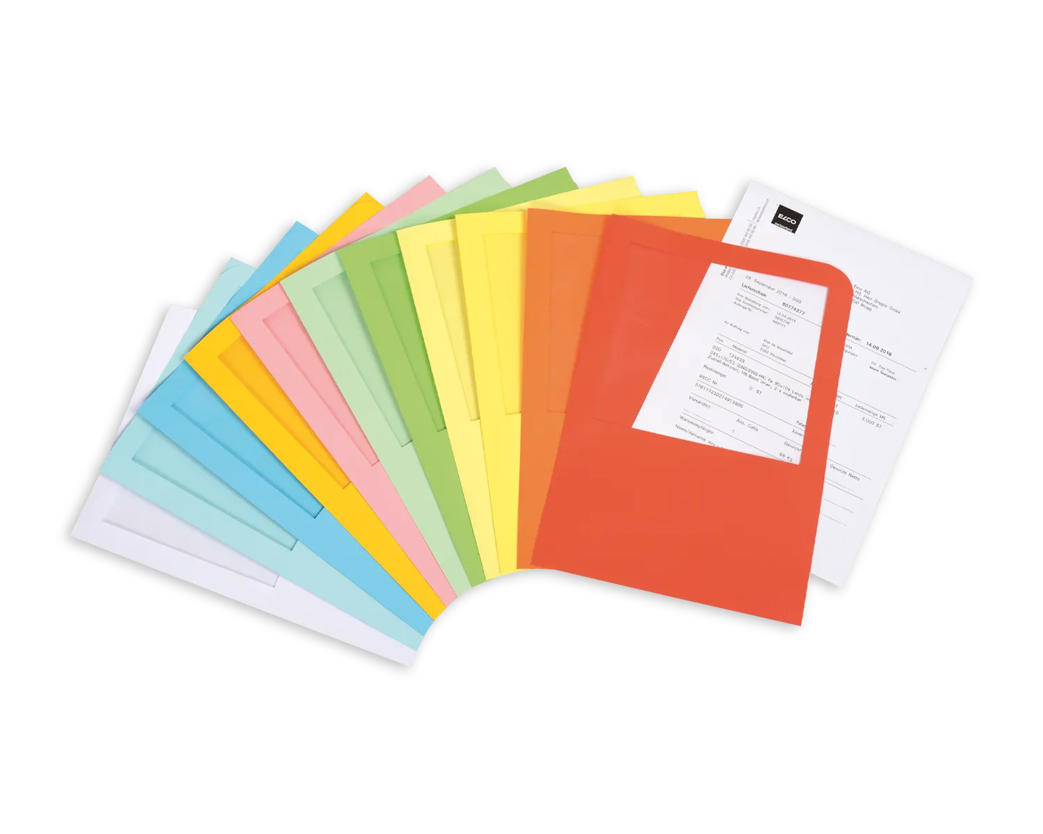 Organisationsmappe, ELCO Ordo Transport, 220 x 310 mm, 120g/m2, grasgrün