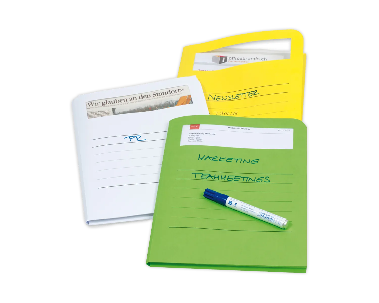 Organisationsmappe, ELCO Ordo Volumino, 231 x 313 mm, 120g/m2, intensivgr&uuml;n