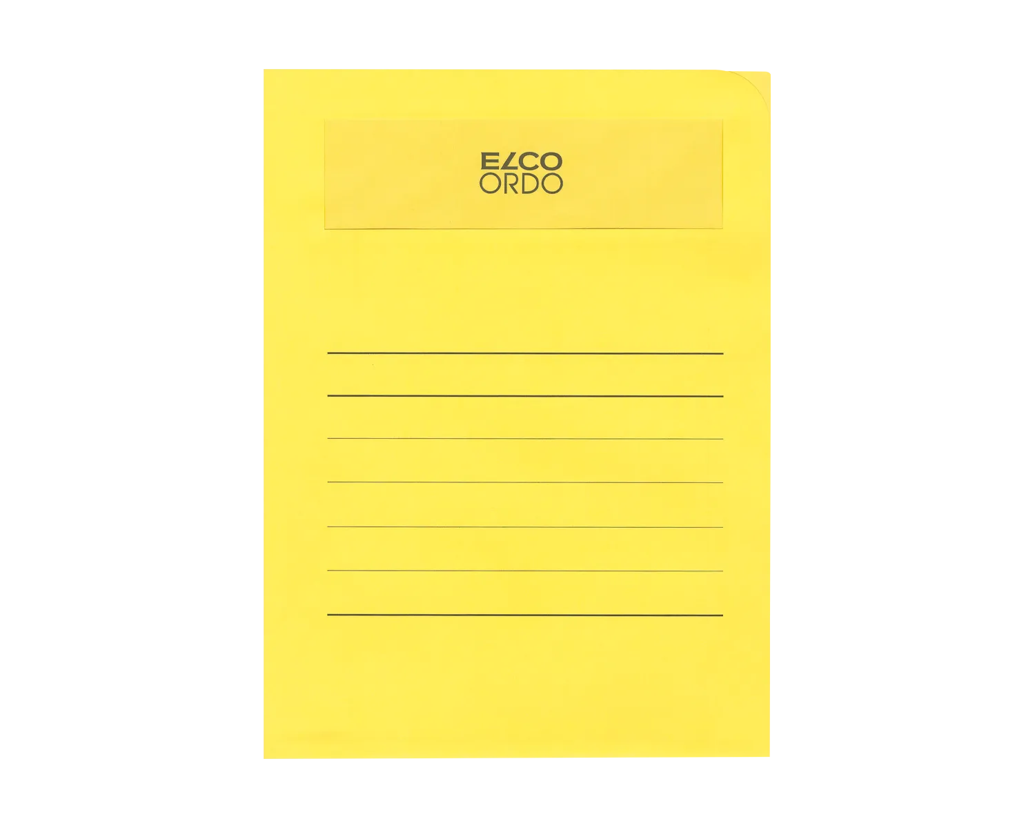 Chemise de classement, ELCO Ordo Volumino, 231 x 313 mm, 120g/m2, jaune intense