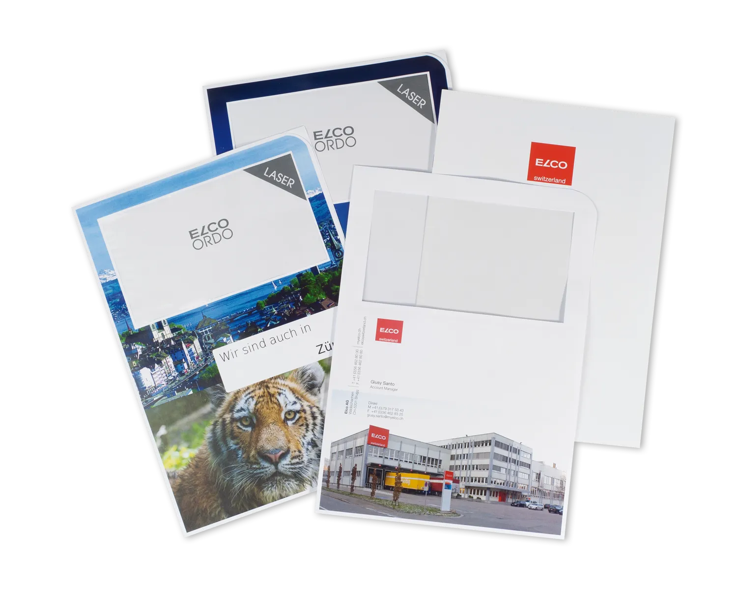 Organisationsmappe, ELCO Ordo Laser, 220 x 310 mm, 120g/m2, weiss