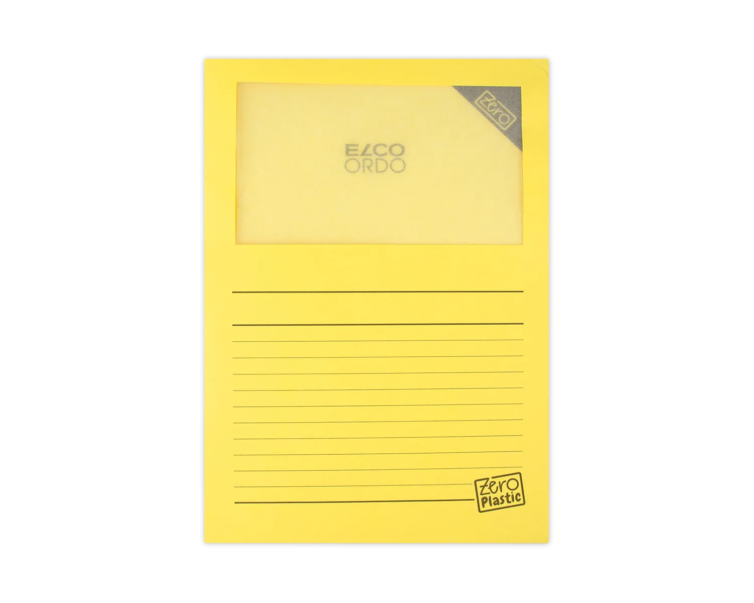 Chemise de classement, ELCO Ordo Zero, 220 x 310 mm, 120g/m2, jaune intense