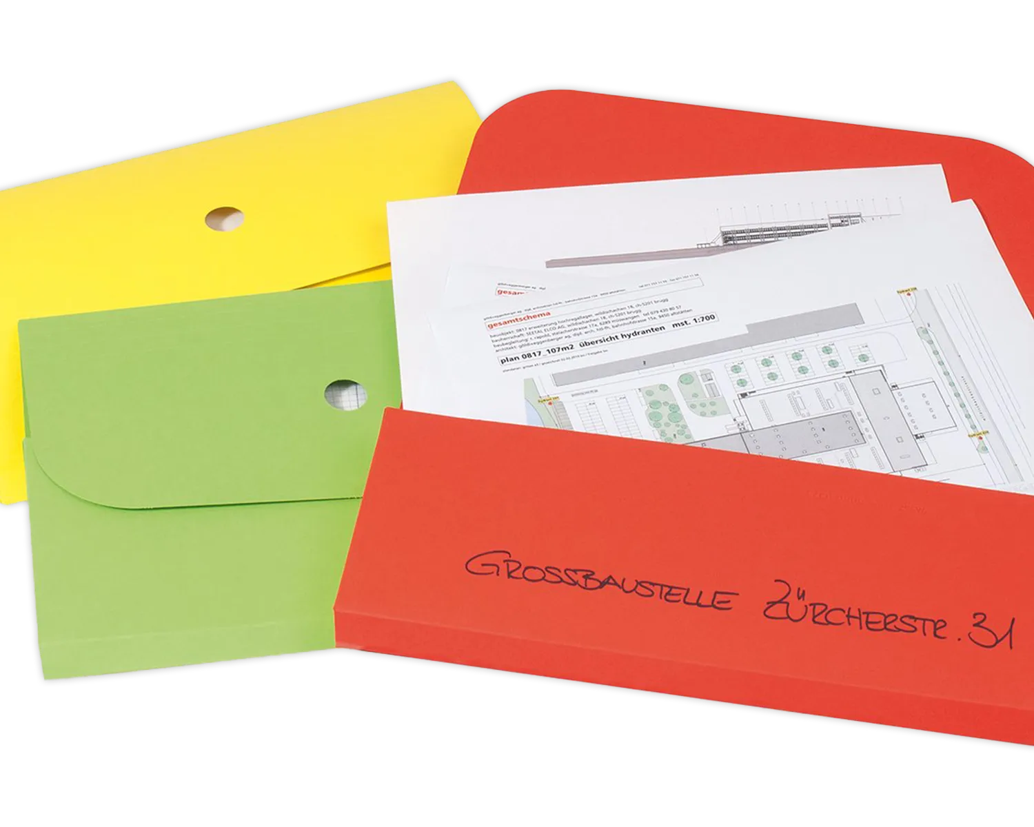 Organisationsmappe, ELCO Ordo Forte, 320 x 245 mm, 320g/m2, intensivgrün