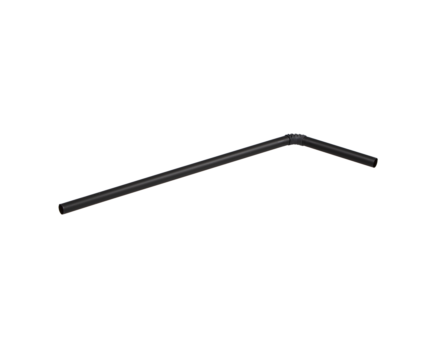 Image of Trinkhalme flex schwarz 6x210mm - 500er Pack