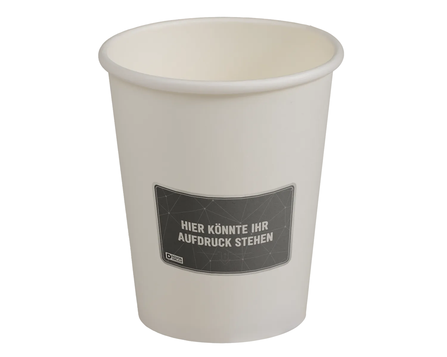 Personalisierbarer Kartonbecher 240 ml - 5x50er Pack