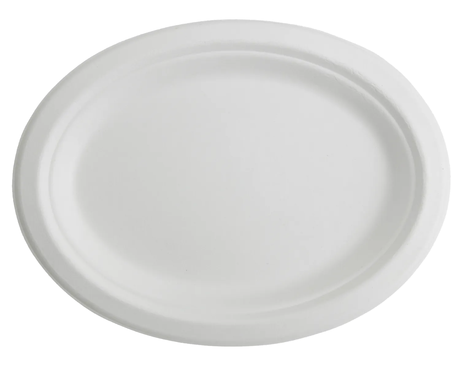 Bio Teller kompostierbar, oval 26x20 cm - 50er Pack