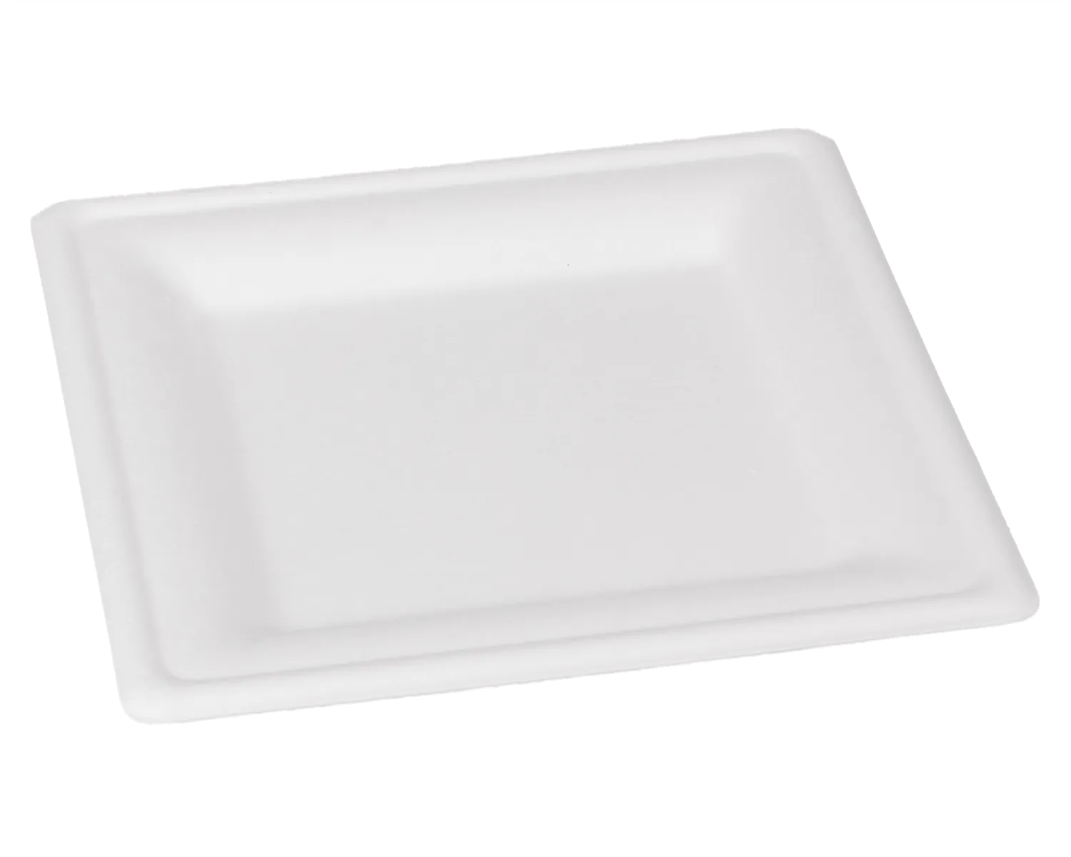 Bio Teller kompostierbar, quadratisch 20x20 cm - 50er Pack