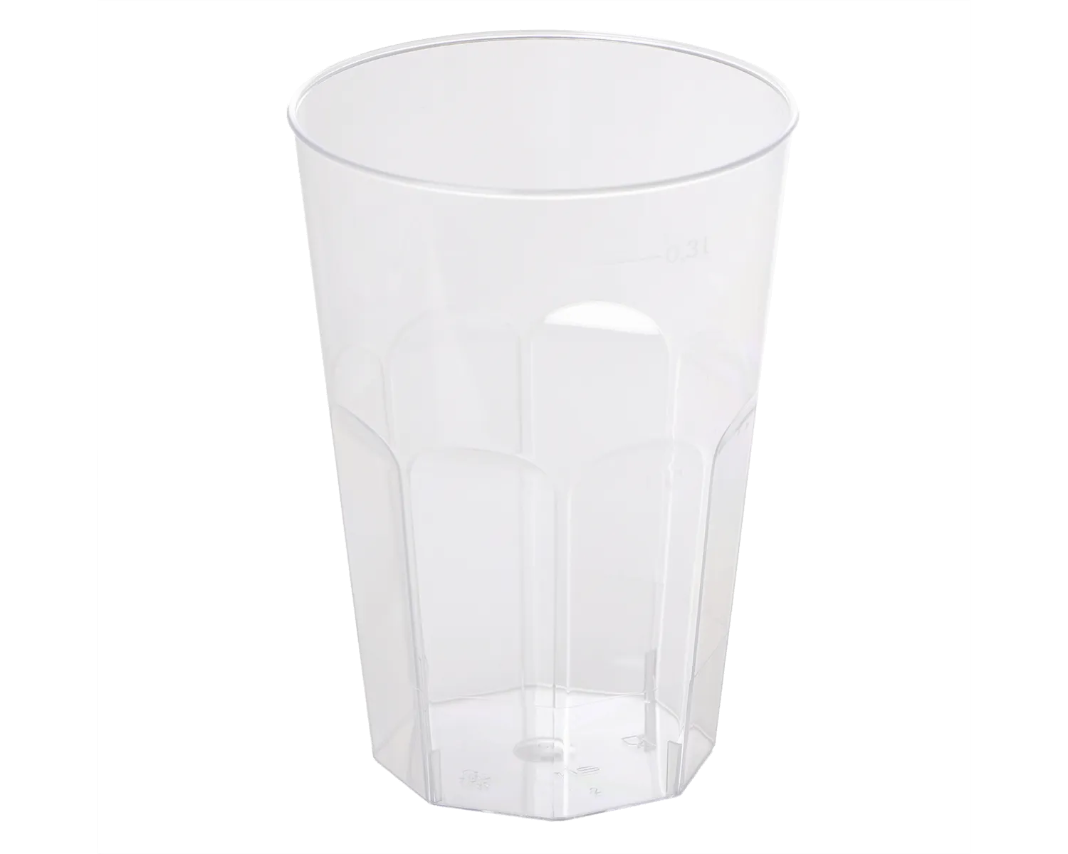Caipirinha-Glas aus Hartplastik 3 dl - 30er Pack