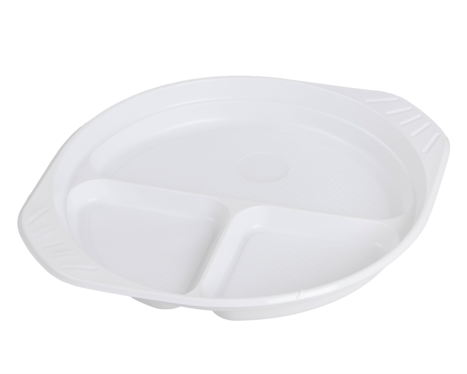 Image of Teller flach, 3-geteilt ø22 cm - 100er Pack