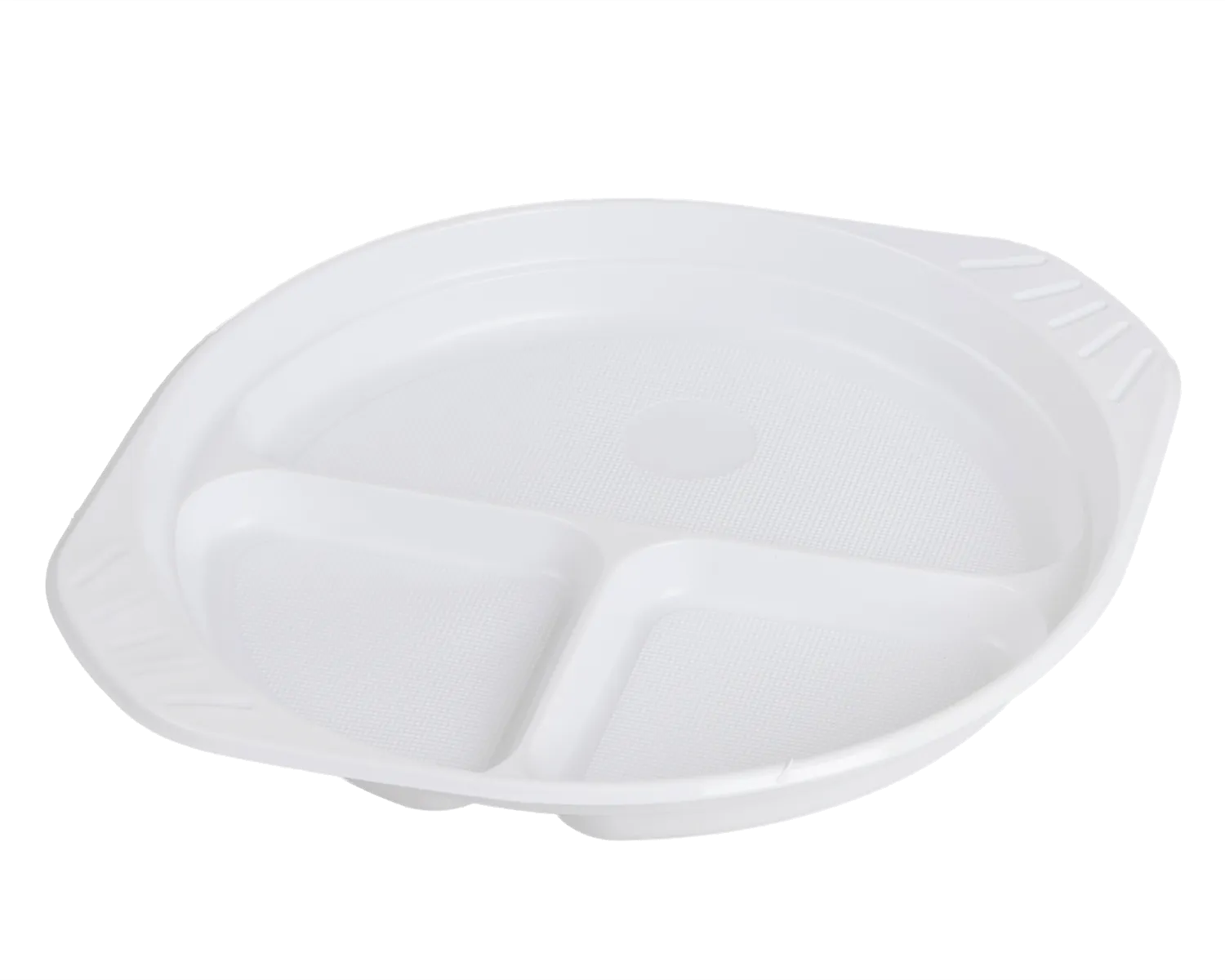 Teller flach, 3-geteilt ø22 cm - 100er Pack