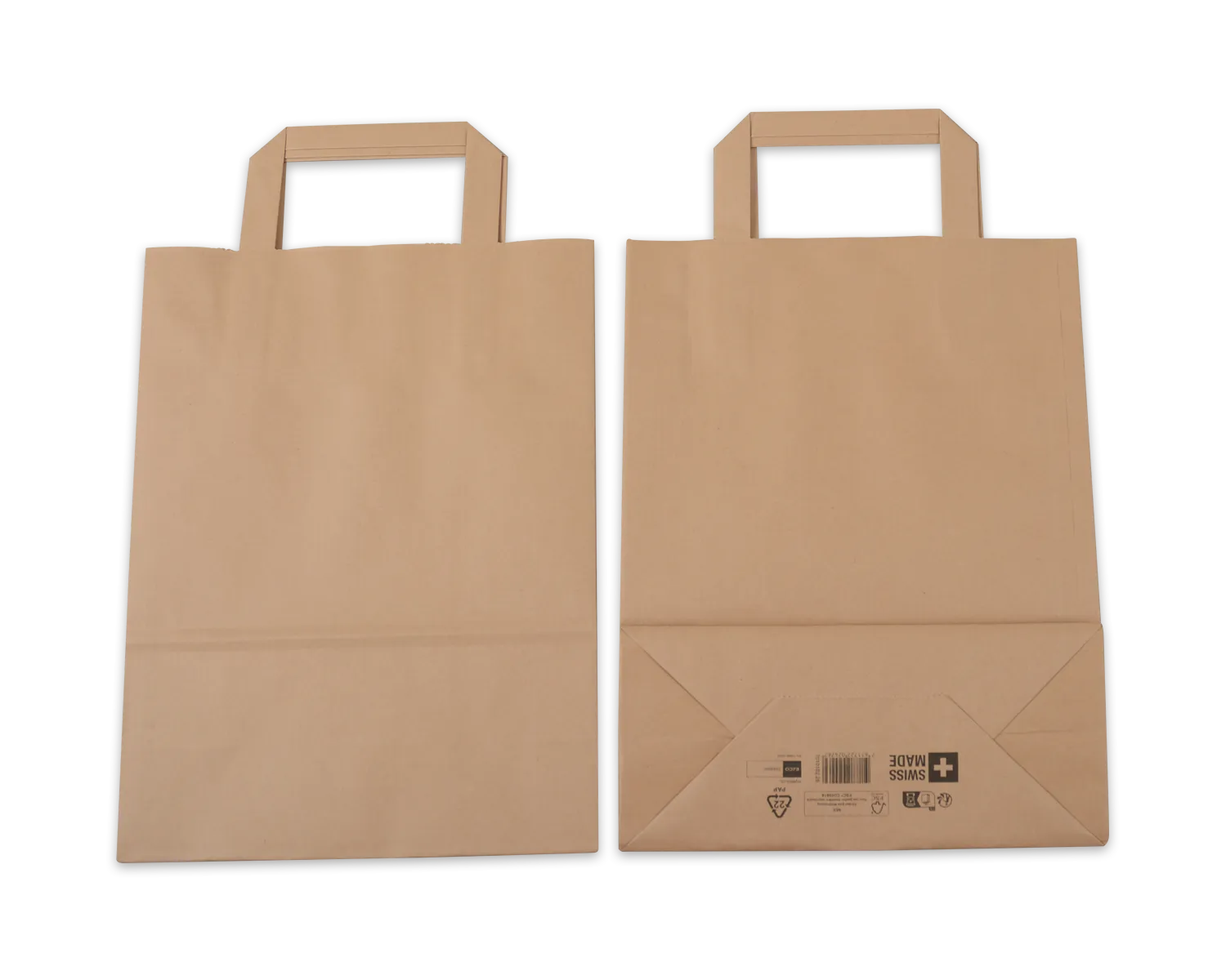 Papiertragetasche, ELCO Classic, 22 x 10 x 29 cm, 90g/m2, braun