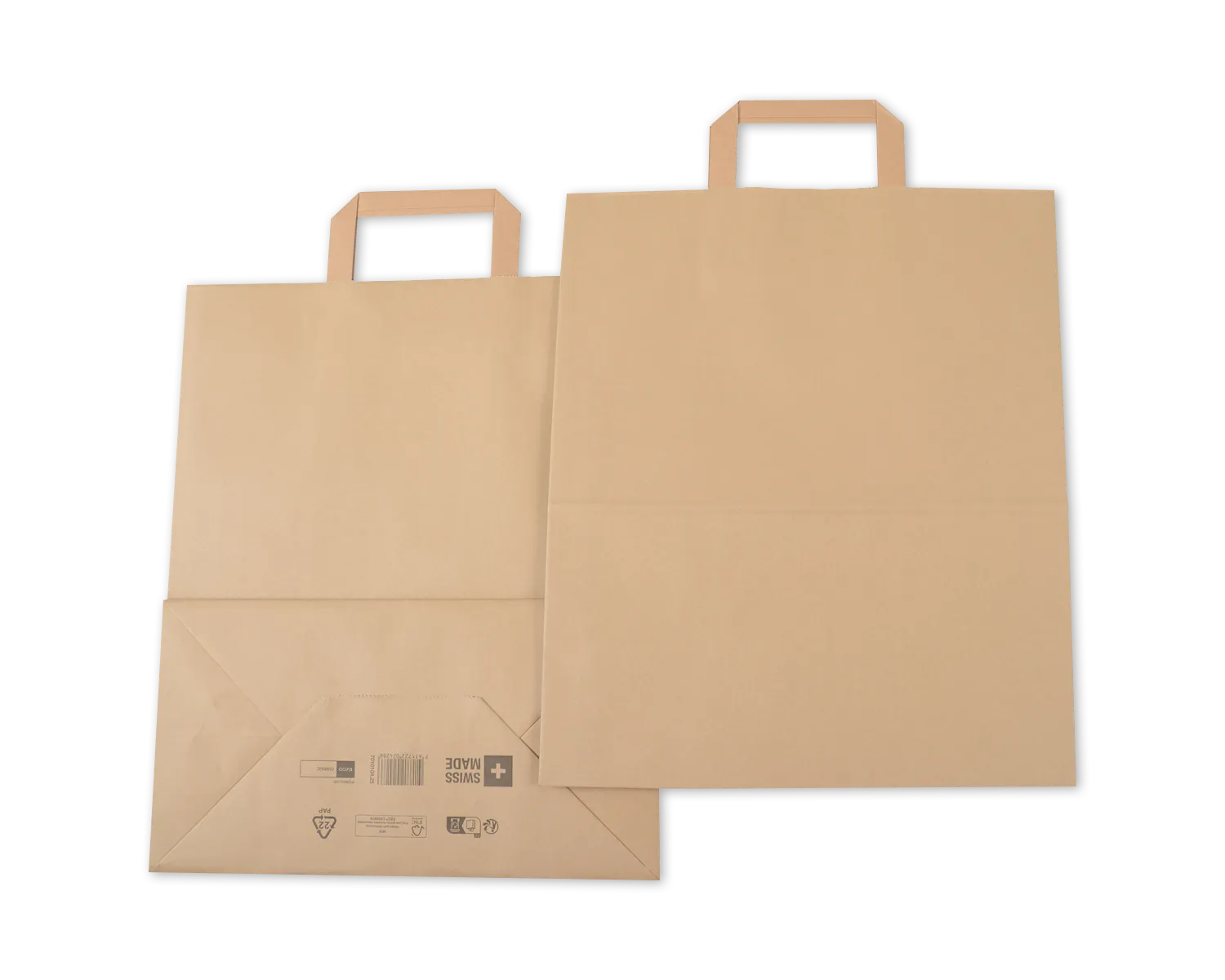 Papiertragetasche, ELCO Classic, 32 x 17 x 38 cm, 110g/m2, braun