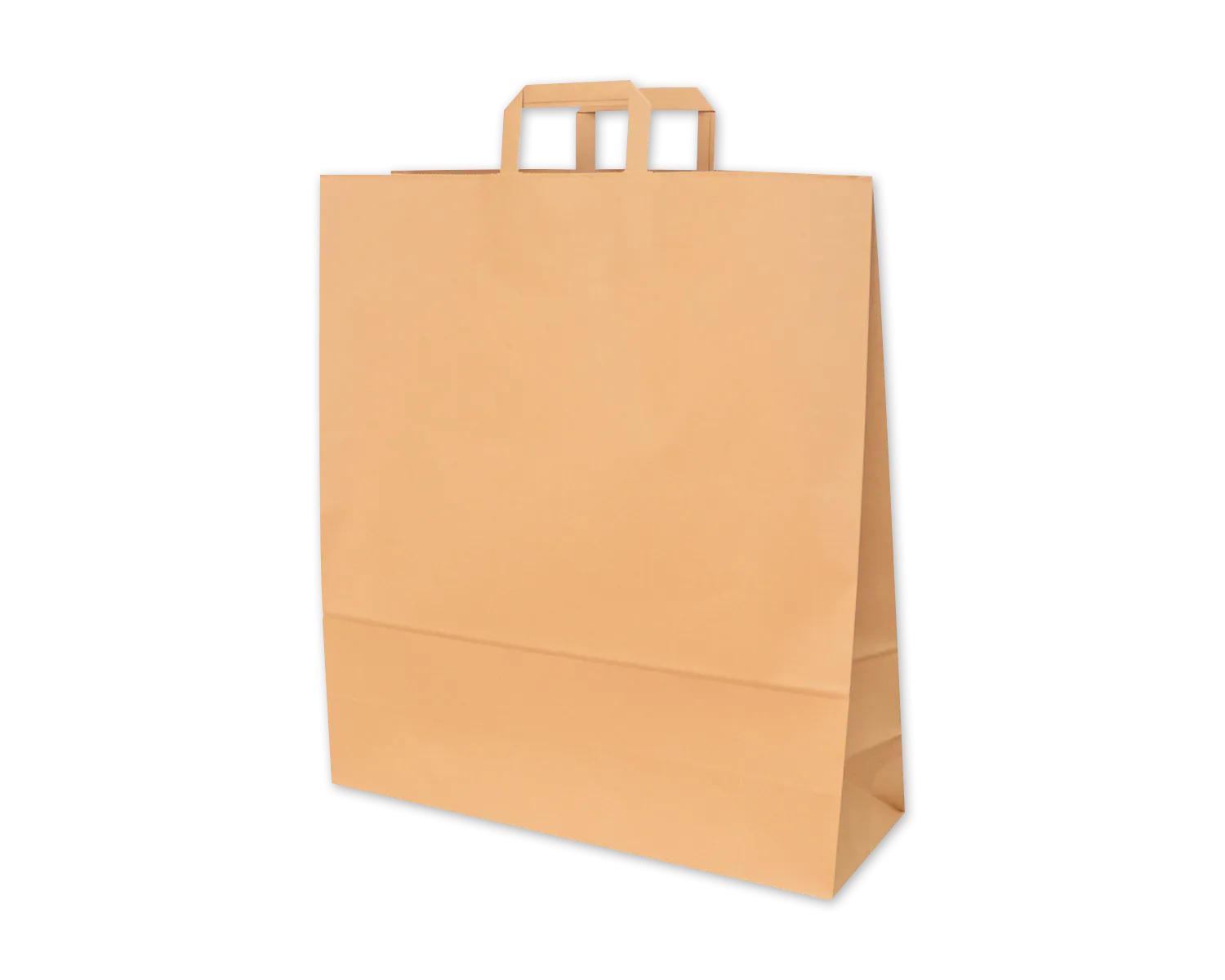 Papiertragetasche, ELCO Classic, 45 x 15 x 49 cm, 110g/m2, braun