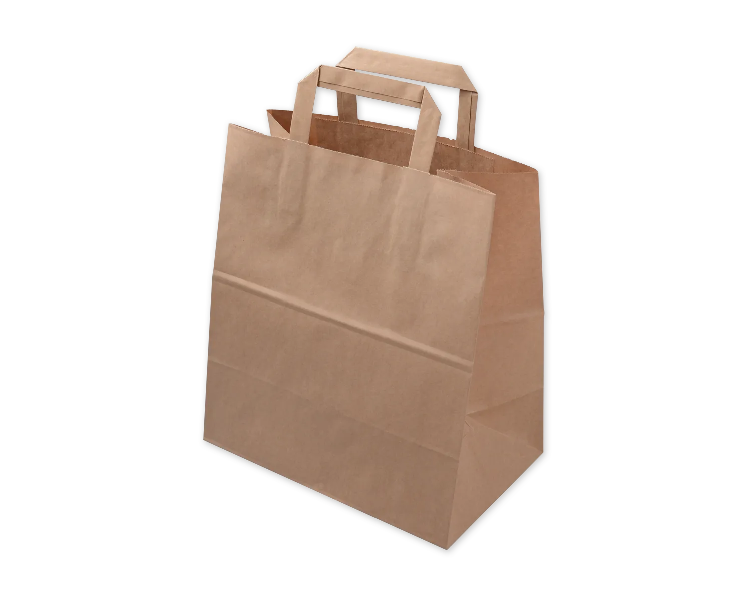 Papiertragetasche, ELCO Classic, 26 x 16 x 29 cm, 90g/m2, braun