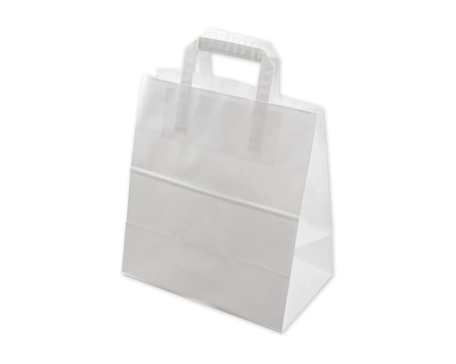 Papiertragetasche, ELCO Premium, 26 x 16 x 29 cm, 90g/m2, weiss