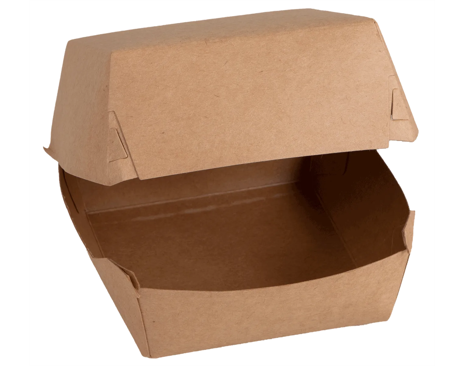 Hamburger Schachtel natur 11.5 x 11 x 7 cm - 50er Pack