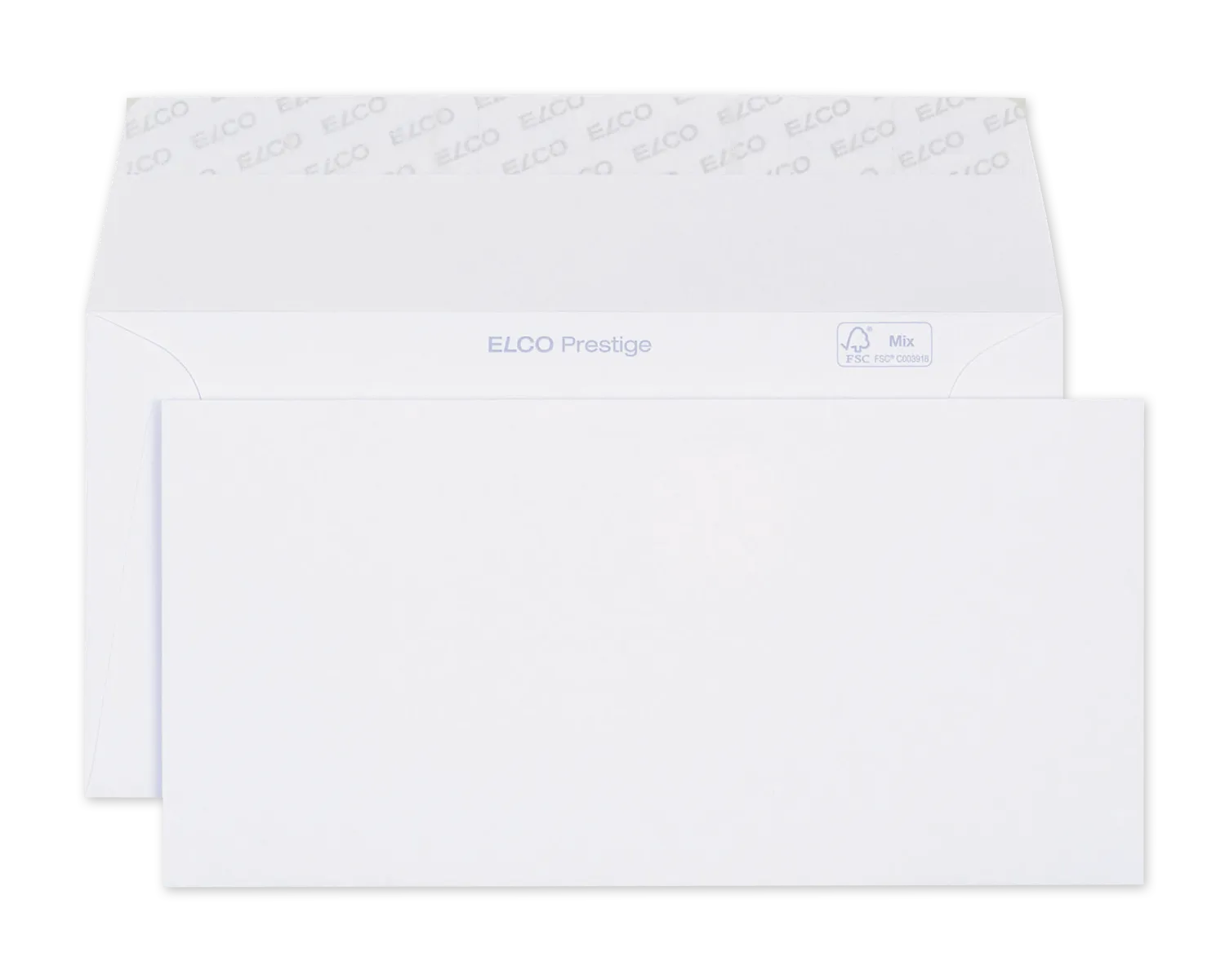 Couvert, ELCO Prestige, C5/6, ohne Fenster, Haftklebeverschluss, 120g/m2, weiss