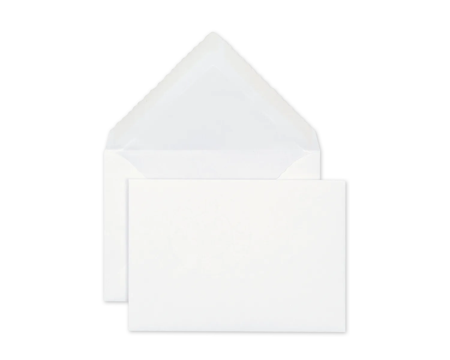 Couvert gefüttert, ELCO James Velin, C6, ohne Fenster, Nassklebeverschluss, 100g/m2, weiss