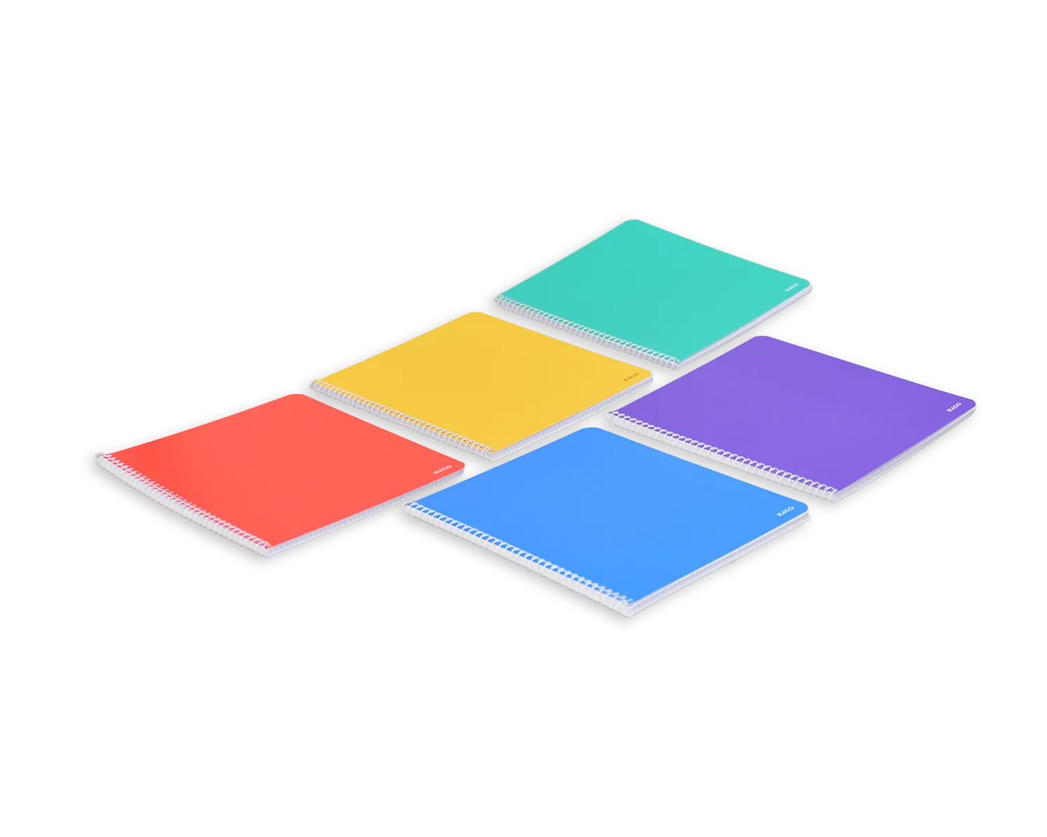 Spiralheft, ELCO, A4, 70g/m2, assortiert