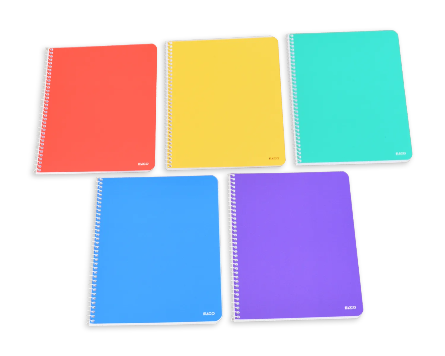 Spiralheft, ELCO, 175 x 220 mm, 70g/m2, assortiert