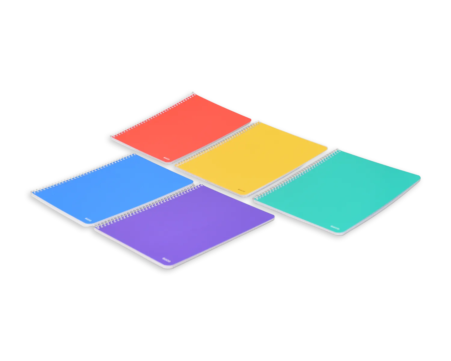 Spiralheft, ELCO, 175 x 220 mm, 70g/m2, assortiert