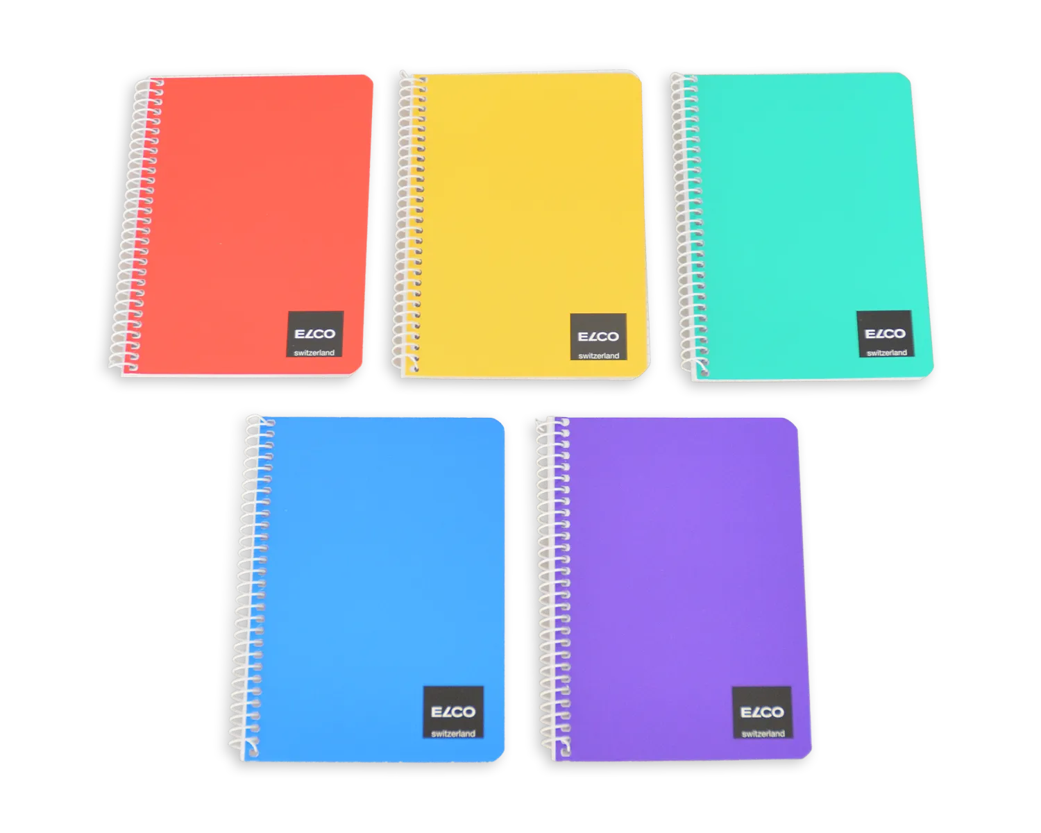 Spiralheft, ELCO, A6, 70g/m2, assortiert