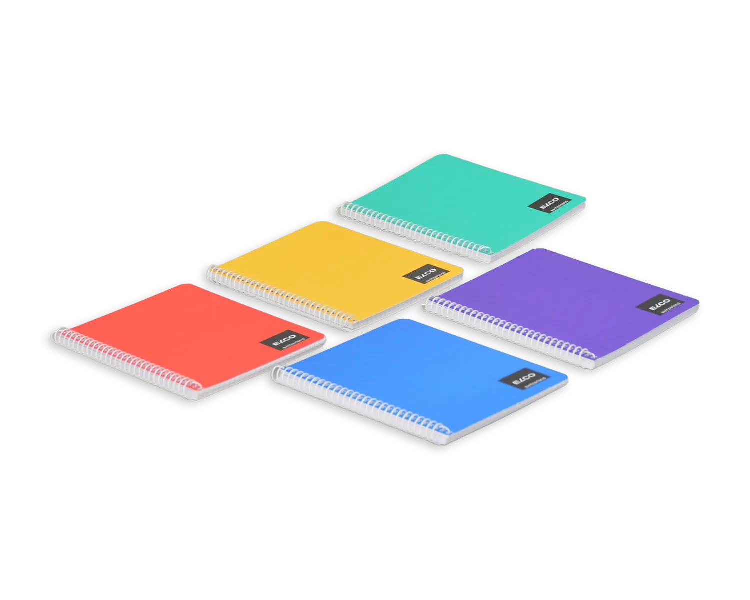 Spiralheft, ELCO, A6, 70g/m2, assortiert