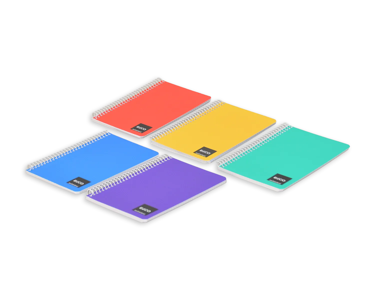 Spiralheft, ELCO, A6, 70g/m2, assortiert