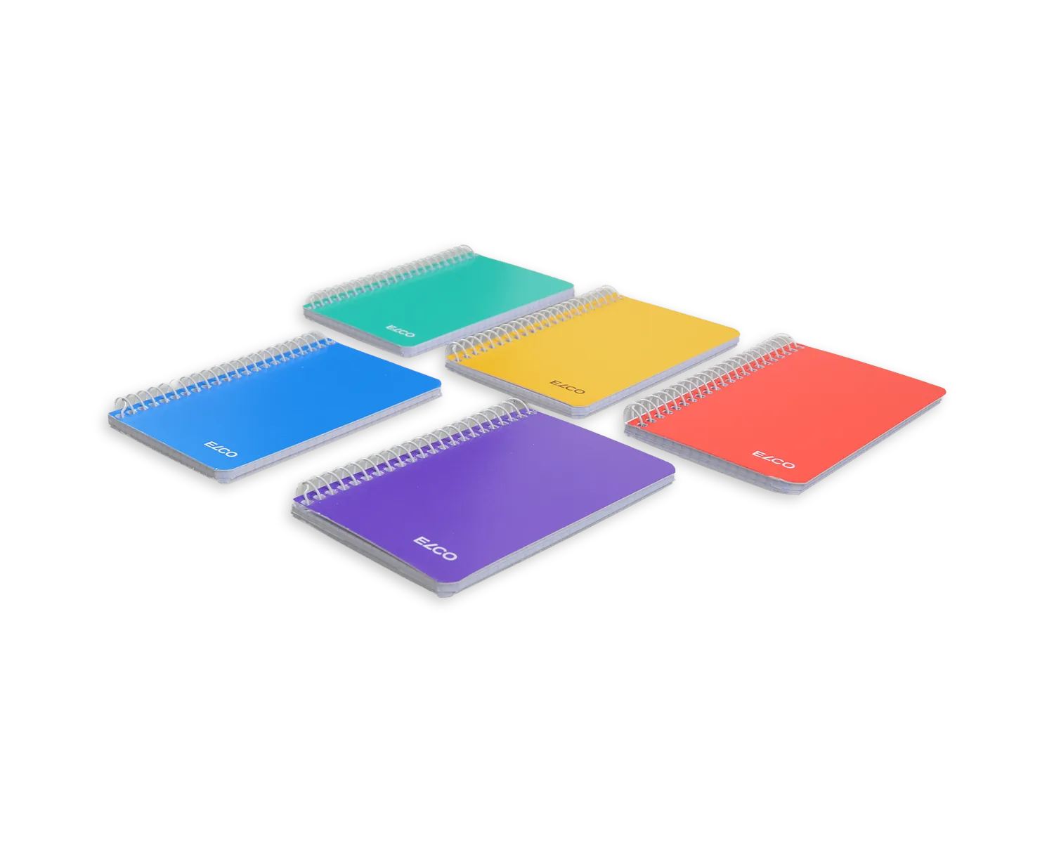 Spiralheft, ELCO, 74 x 111 mm, 70g/m2, assortiert