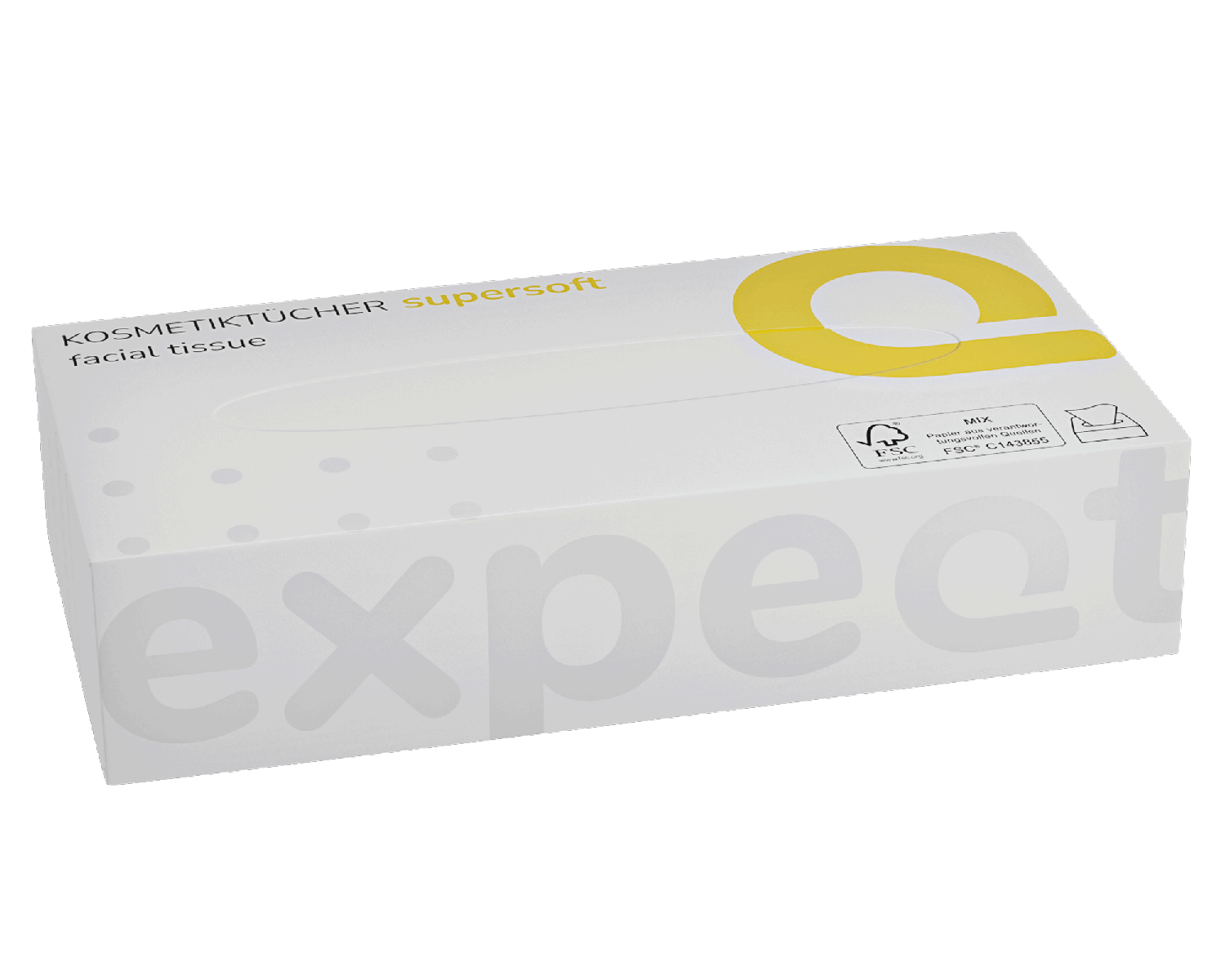 Serviettes cosmétiques, 2 couches