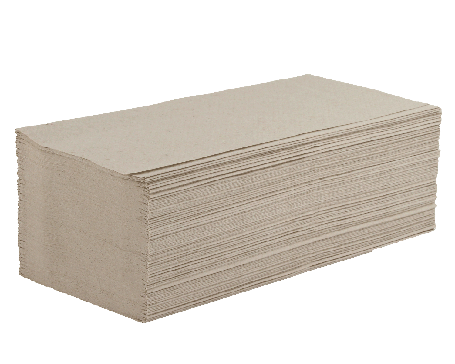 Serviettes pliées, pliage en V, 1 épaisseur, 25 x 23 cm