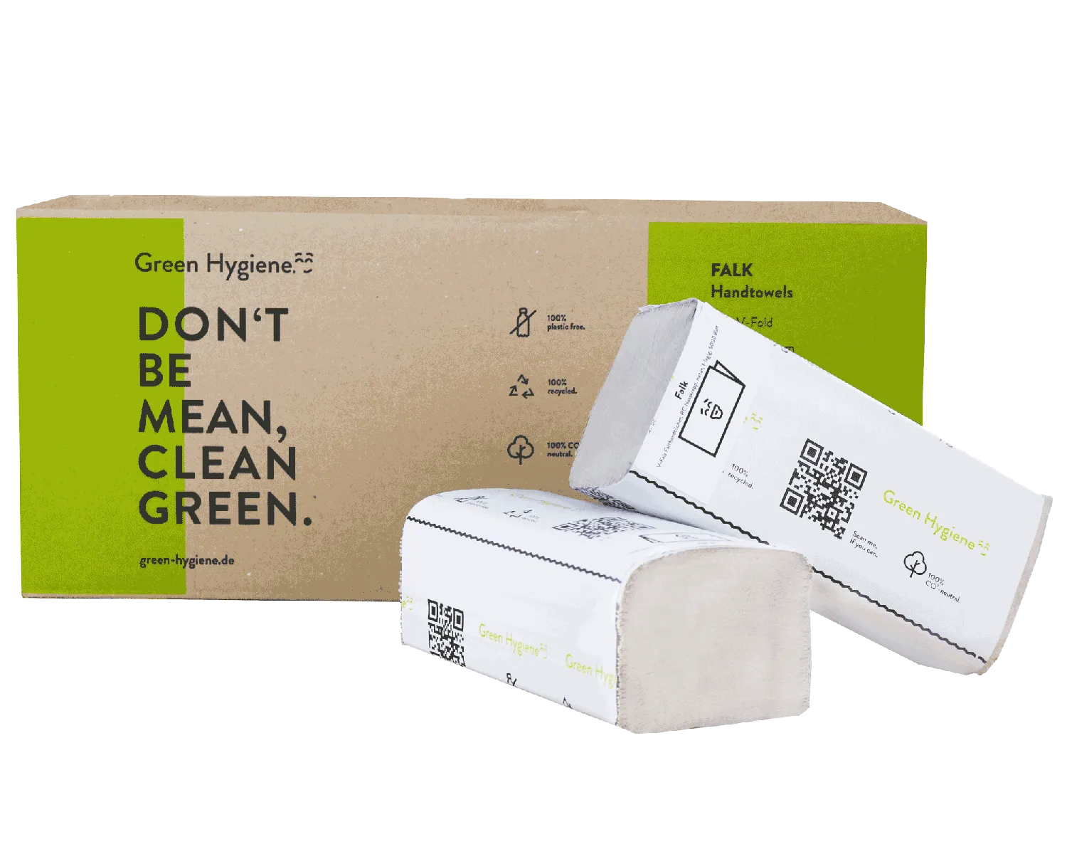 Falthandtuch Falk, 1-lagig, V-Falz, 25 x 23 cm - 20 x 250er Pack