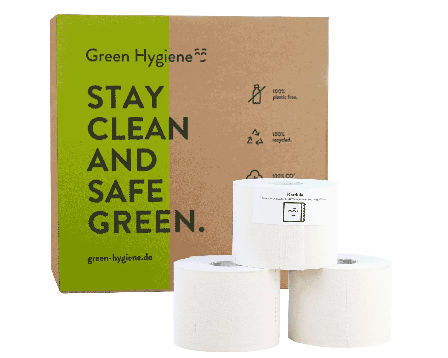 Toilettenpapier Kordula, 3-lagig, 400 Blatt