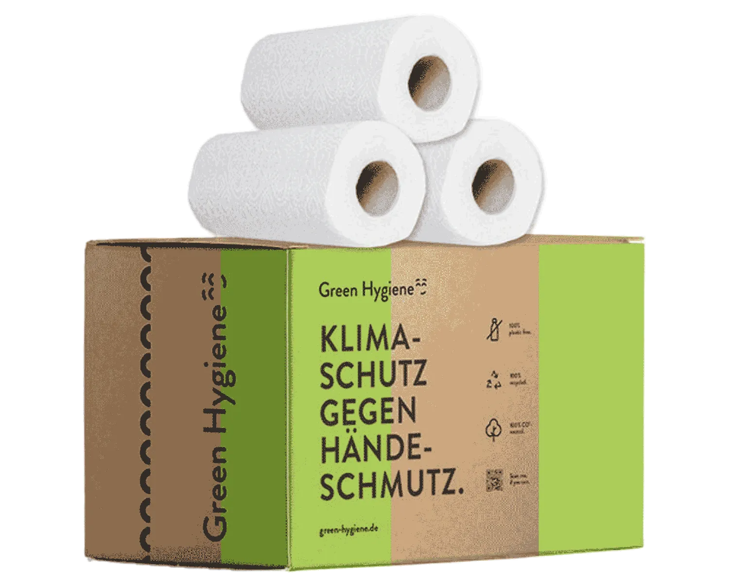K&uuml;chenrolle Karla, 3-lagig, (Blatt 24.1x22cm, H&uuml;lse 47mm,  Rolle 13.8cm), 2x100 Blatt - 18 x 2er Pack