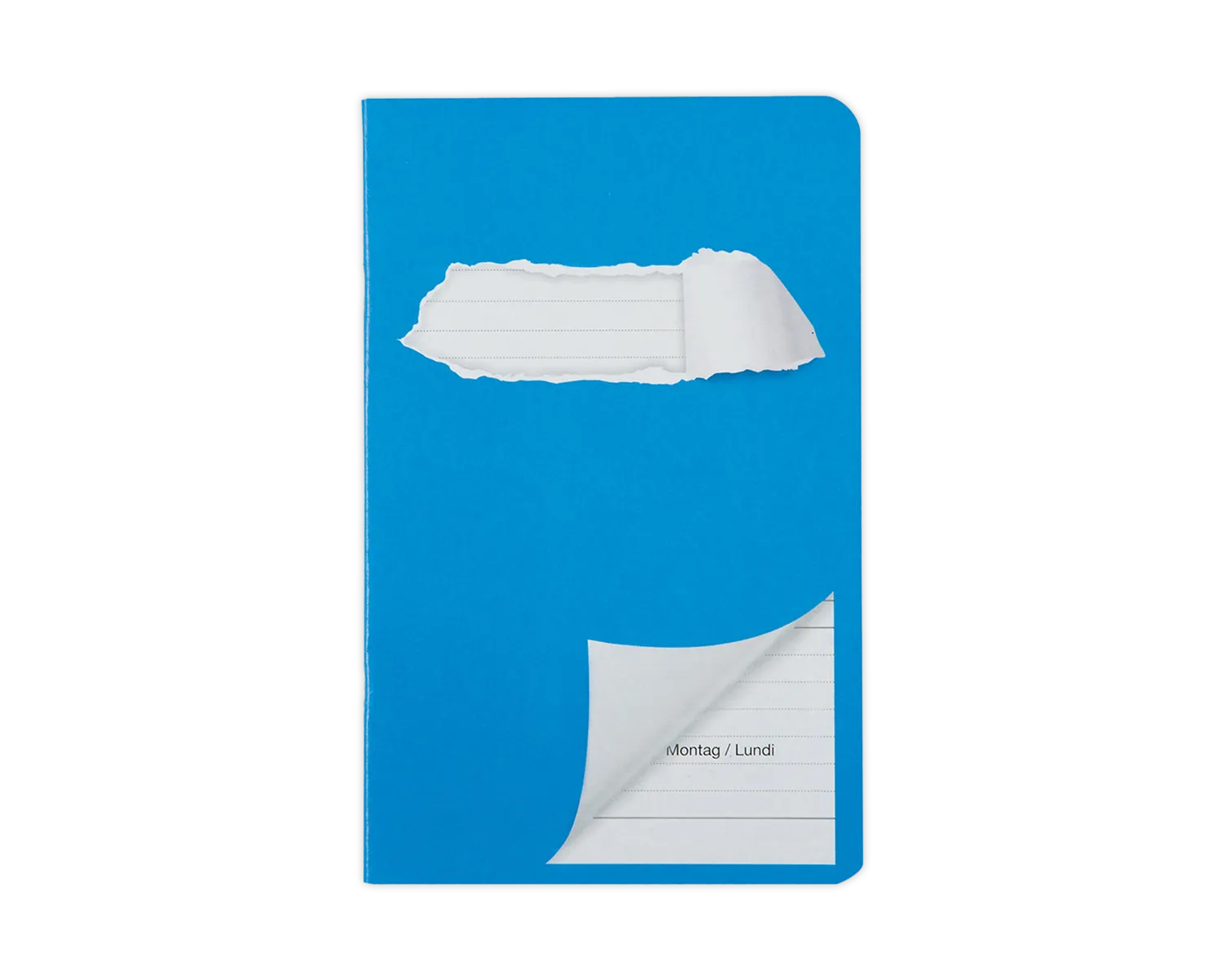 Schulheft, ELCO, 110 x 175 mm, 90g/m2, blau