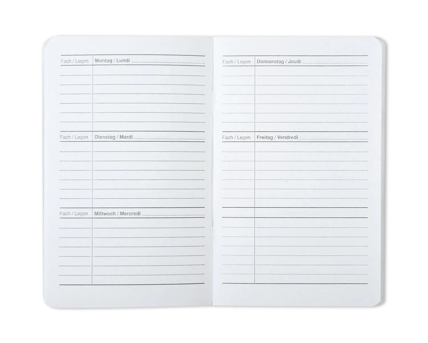 Schulheft, ELCO, 110 x 175 mm, 90g/m2, blau