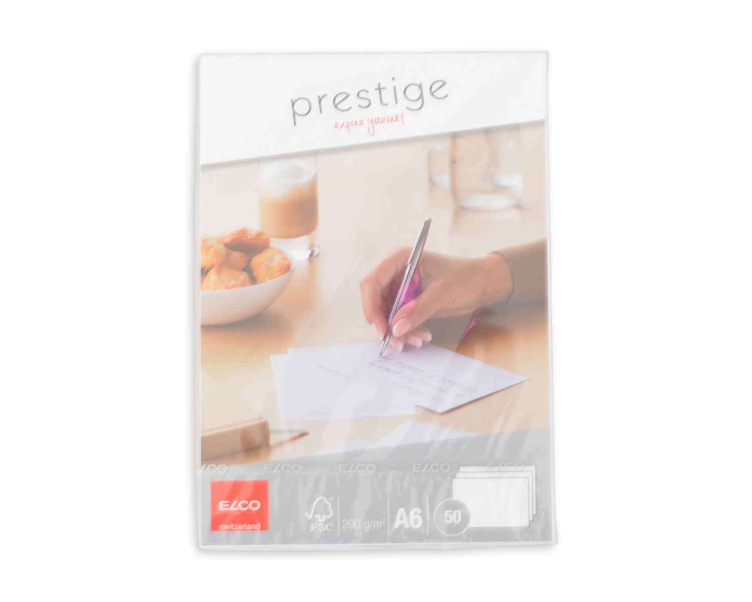 Cartes de correspondance, ELCO Prestige, A6, 200g/m2, blanc