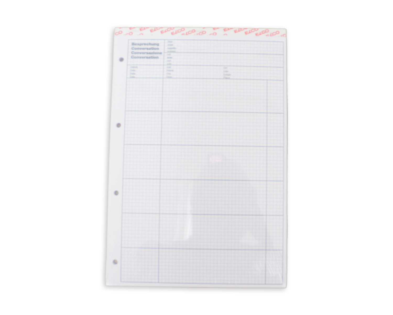 Image of Besprechungsblock, ELCO, A4, 80g/m2, weiss