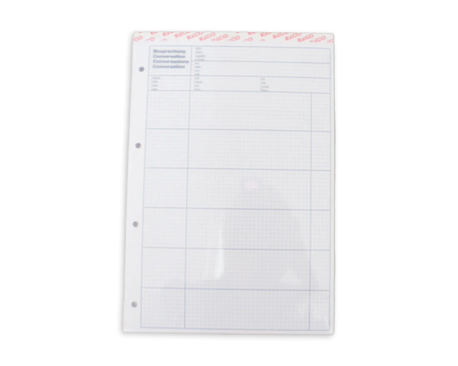 Besprechungsblock, ELCO, A4, 80g/m2, weiss