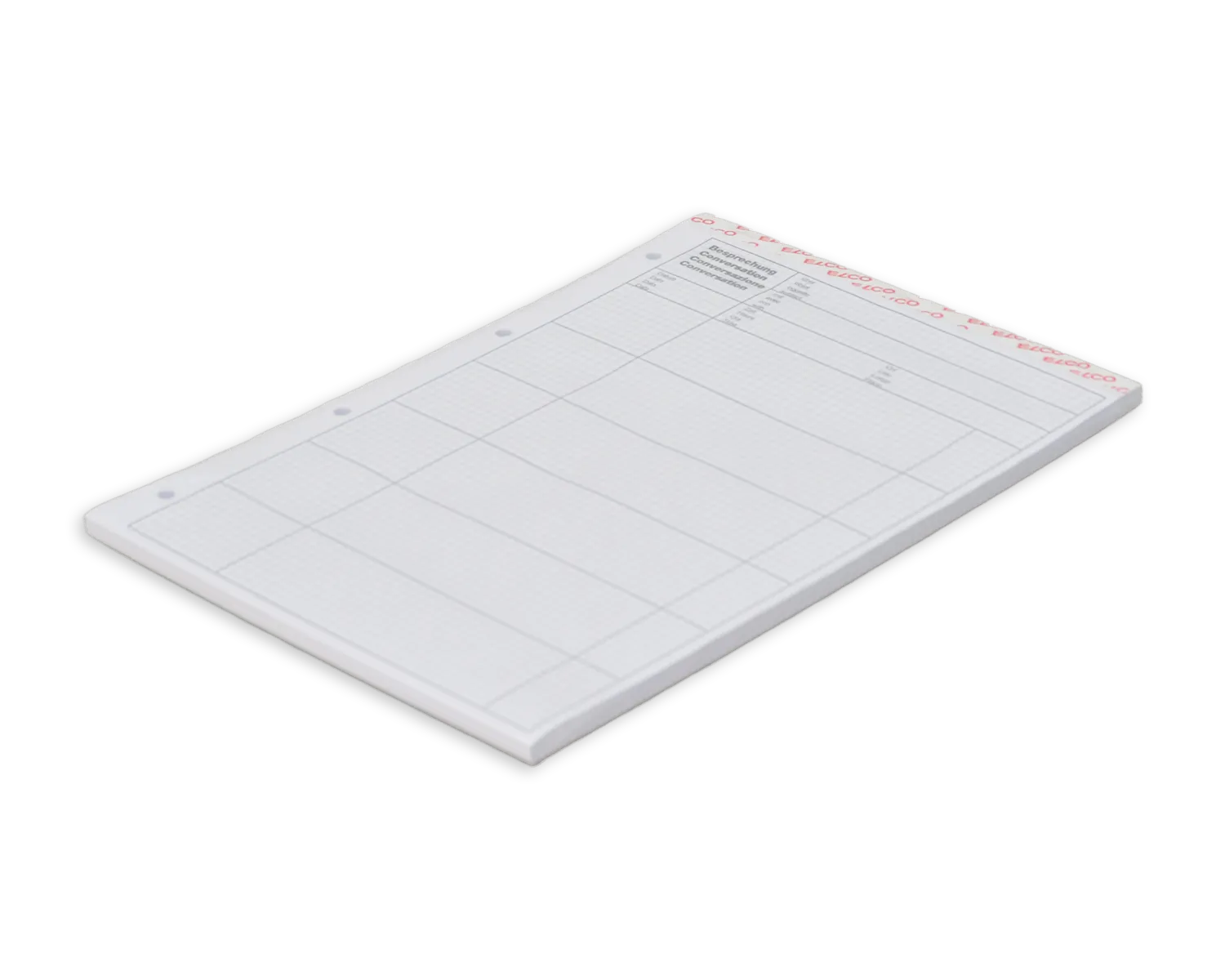 Besprechungsblock, ELCO, A4, 80g/m2, weiss