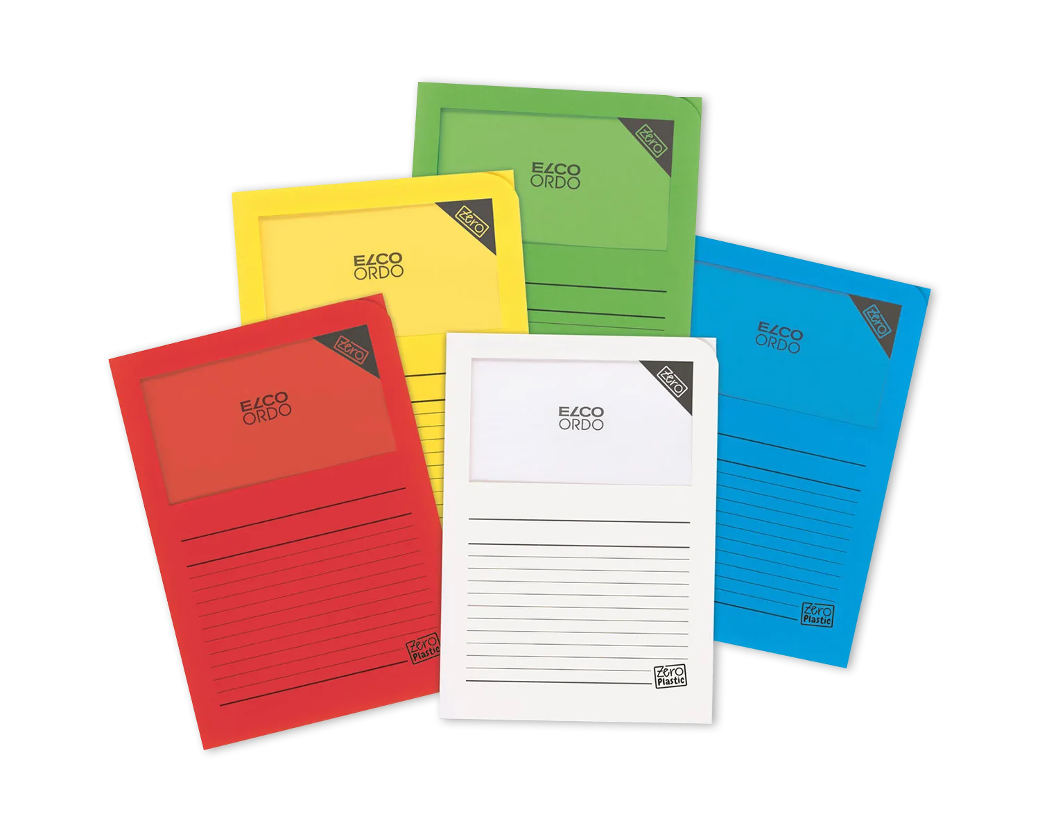 Organisationsmappe, ELCO Ordo Zero, 220 x 310 mm, 120g/m2, assortiert