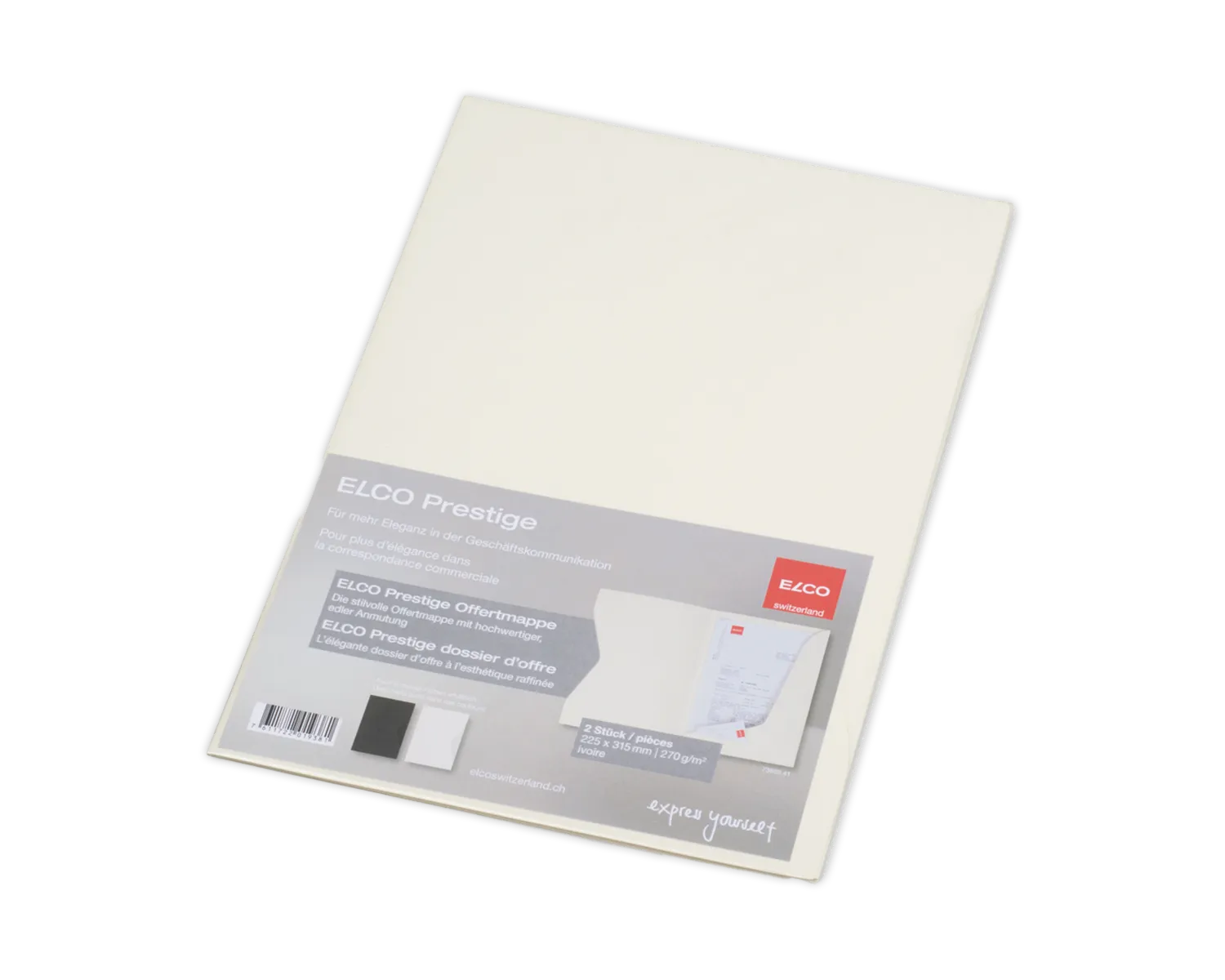 Offertmappe, ELCO Ordo Prestige, 225 x 315 mm, 270g/m2, ivory