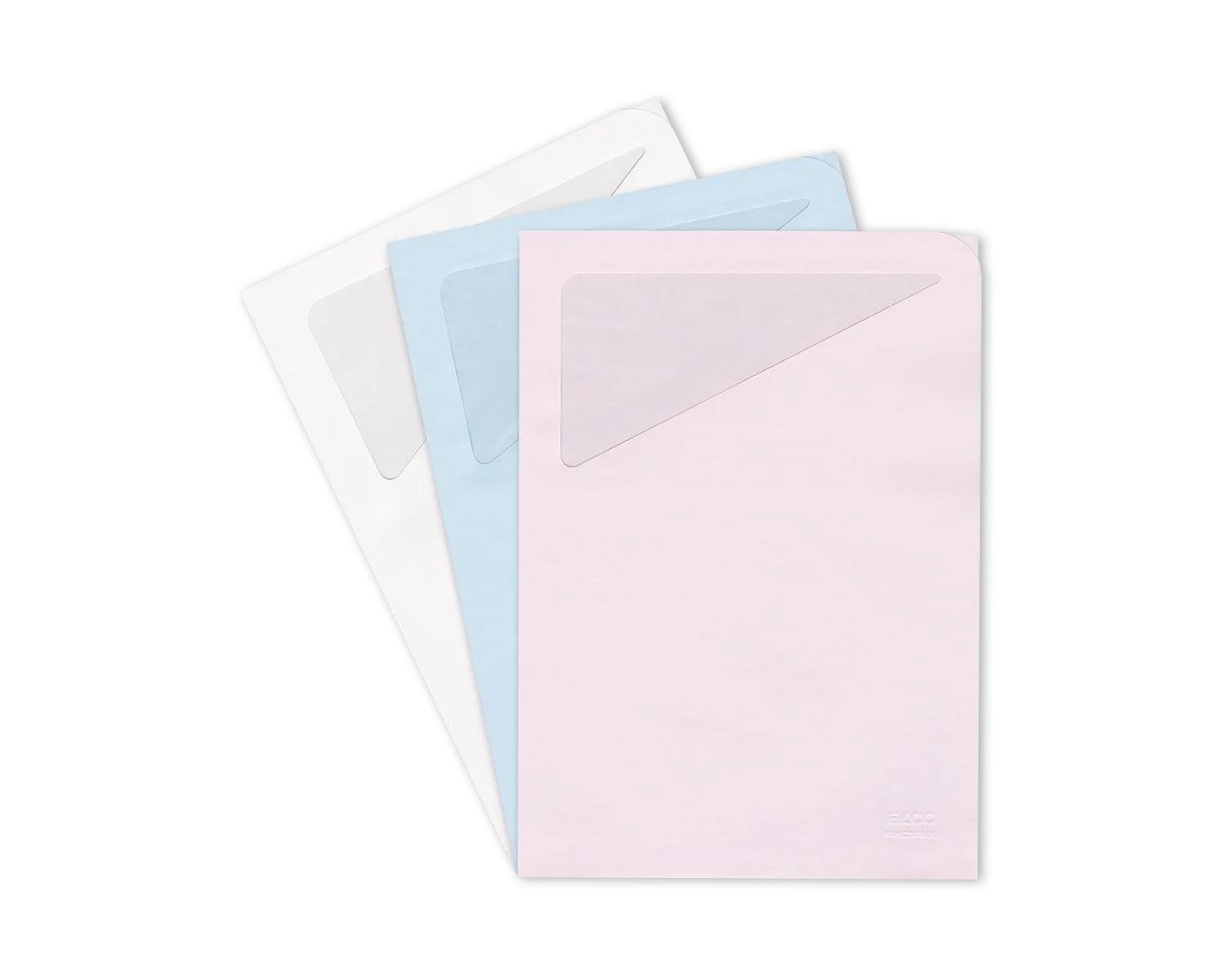 Chemise de classement, ELCO Ordo Prestige, 220 x 310 mm, 115g/m2, blanc diamant/bleu pastel/rose pastel