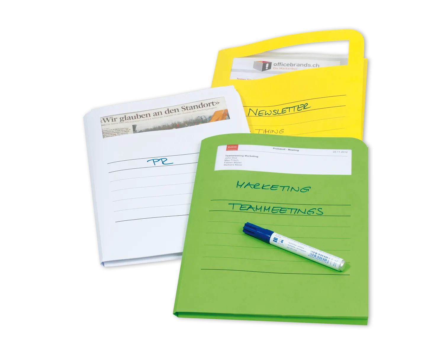 Organisationsmappe, ELCO Ordo Volumino, 231 x 313 mm, 120g/m2, assortiert