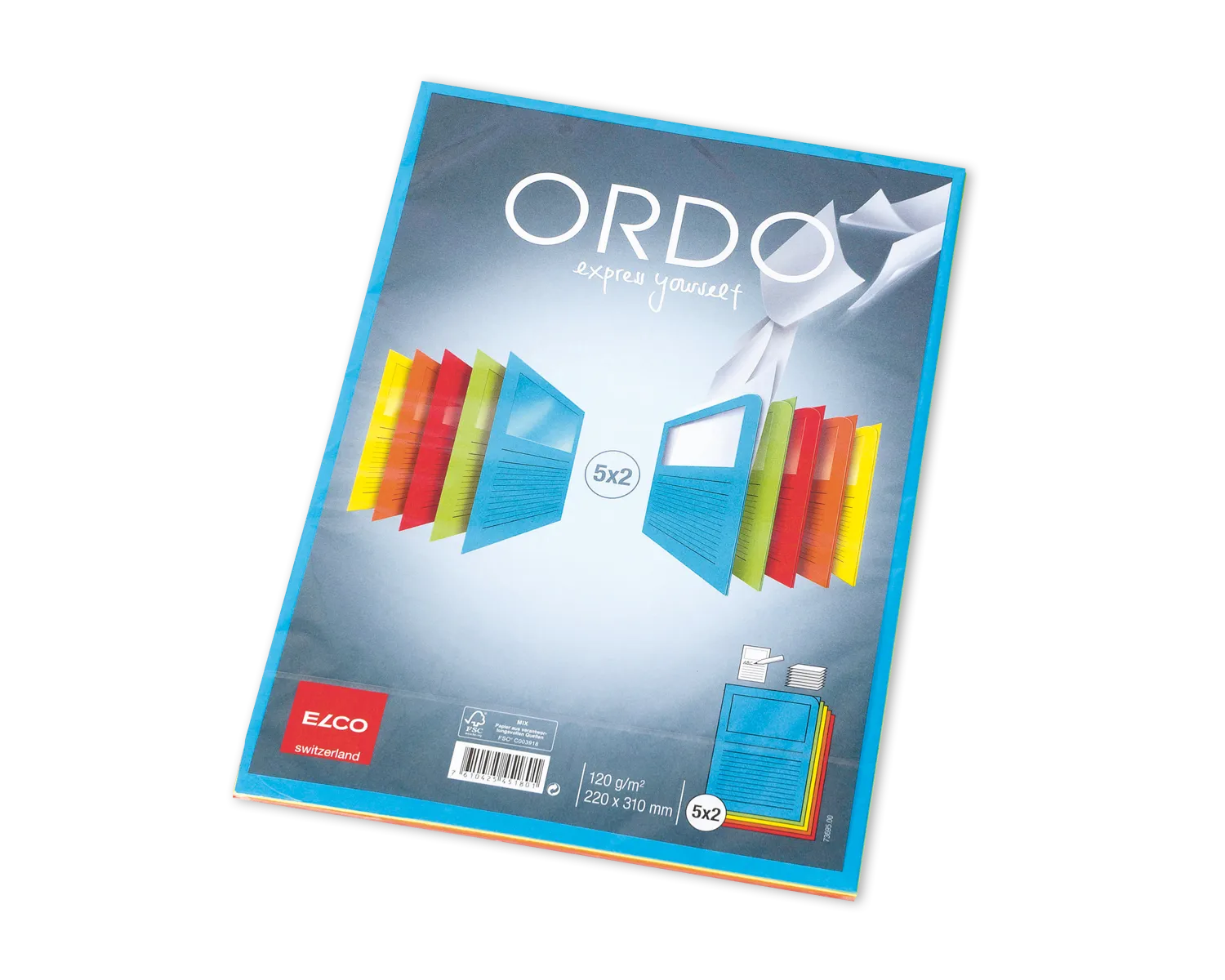 Organisationsmappe, ELCO Ordo Classico, 220 x 310 mm, 120g/m2, assortiert