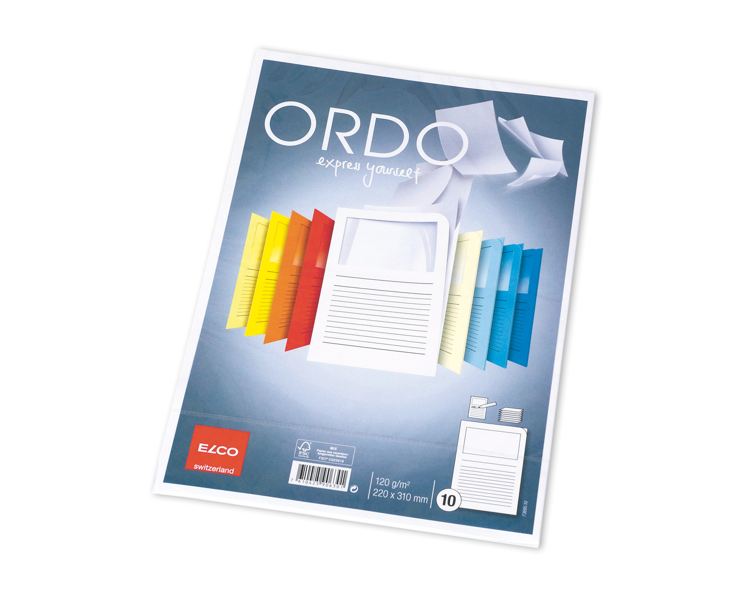 Image of Organisationsmappe, ELCO Ordo Classico, 220 x 310 mm, 120g/m2, weiss