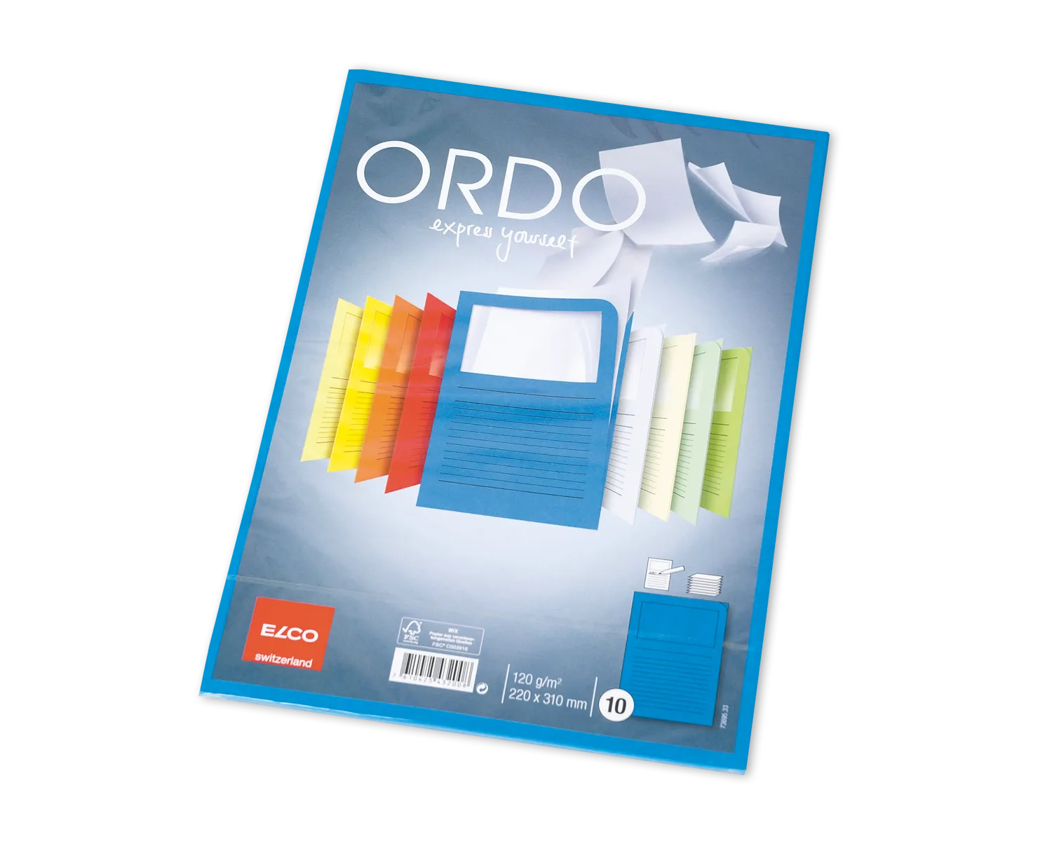 Organisationsmappe, ELCO Ordo Classico, 220 x 310 mm, 120g/m2, k&ouml;nigsblau