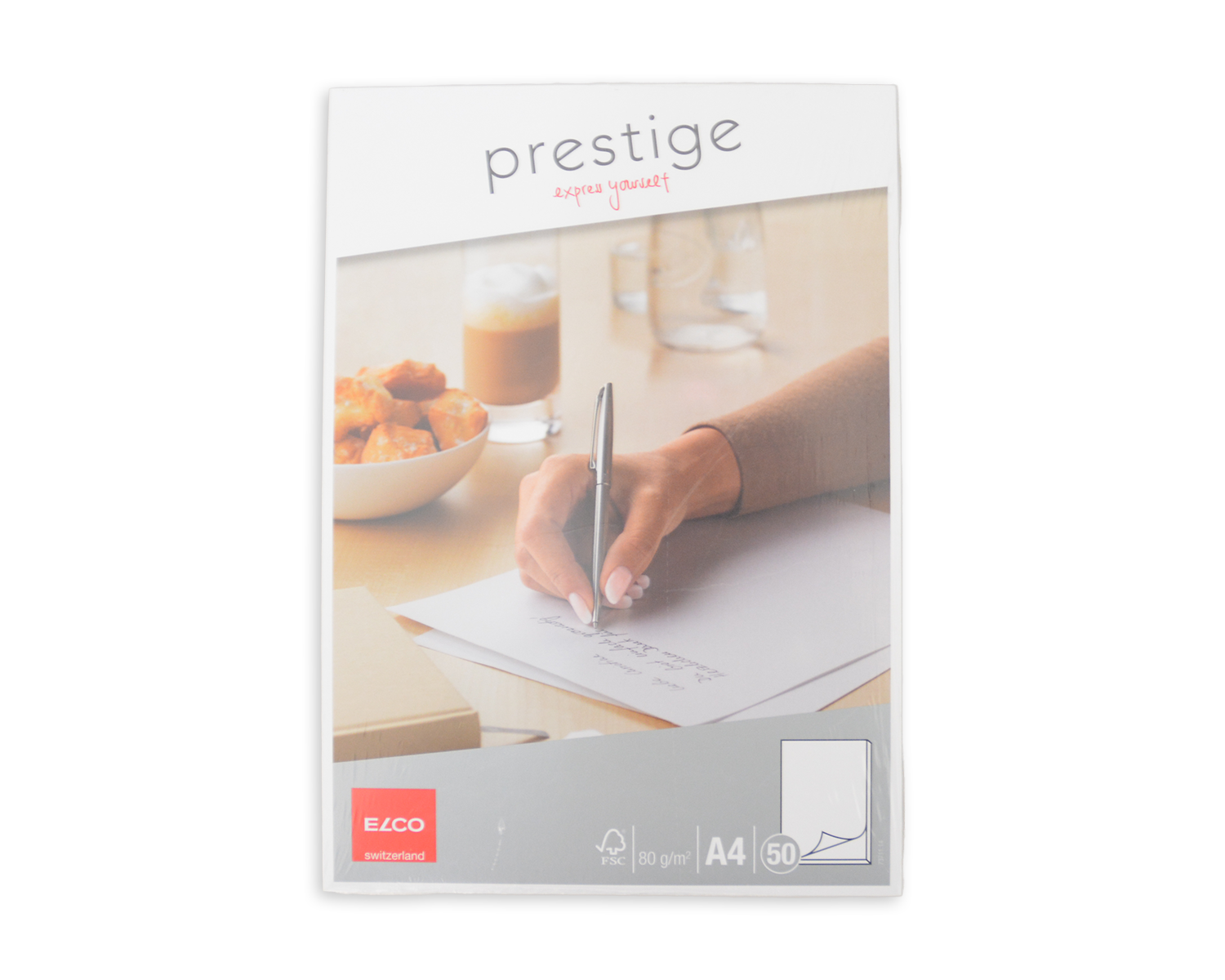 Image of Schreibblock ohne Fälzel, ELCO Prestige, A4, 80g/m2, weiss