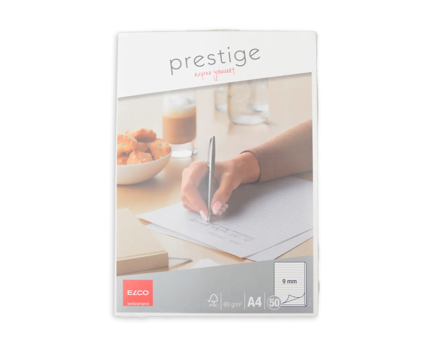 Schreibblock ohne Fälzel, ELCO Prestige, A4, 80g/m2, weiss