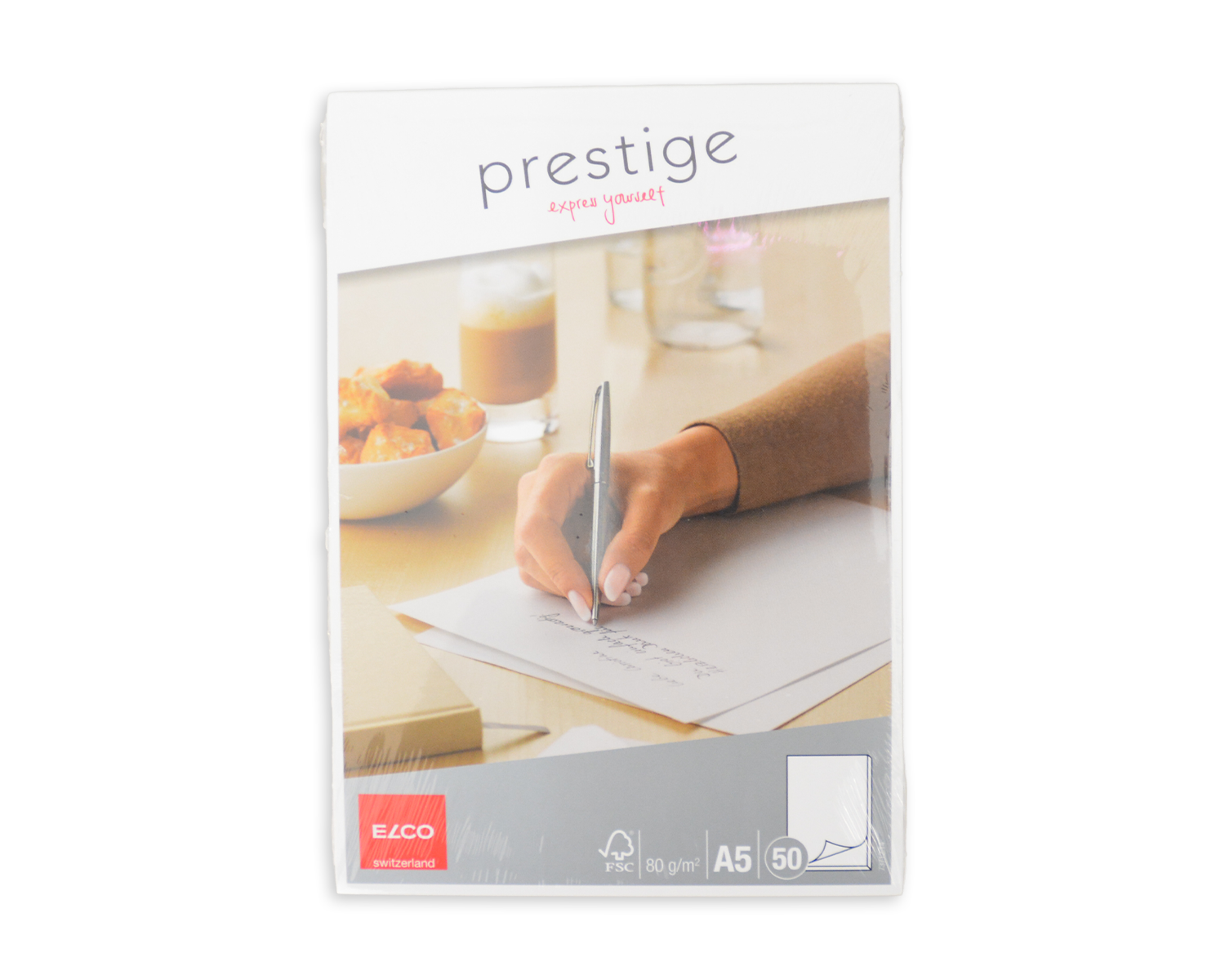 Image of Schreibblock ohne Fälzel, ELCO Prestige, A5, 80g/m2, weiss